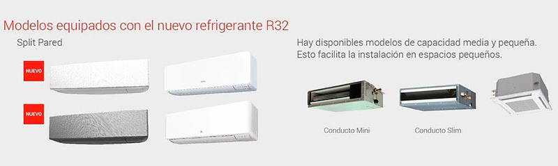 EUROFRED presenta la gama de Multi Splits con gas R32 de Fujitsu más flexible y ecológica 