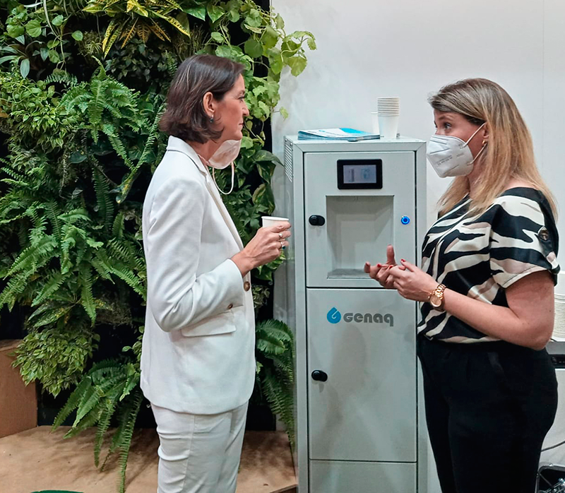 GENAQ El Ministerio de Industria se interesa por la tecnología de la firma española 