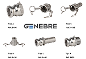 La nueva referencia, una de las novedades destacadas del Catálogo de la Línea Industrial de Genebre, se utiliza para el trasvase o descarga de fluidos