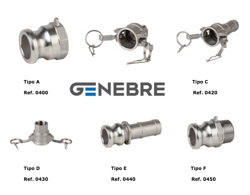 GENEBRE, nueva válvula y racores Camlock 