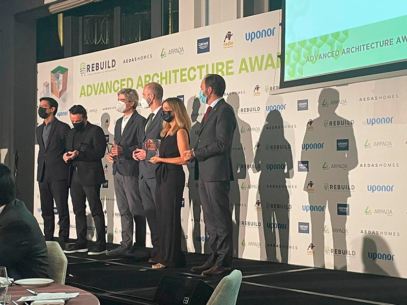 GROHE premio a la Sostenibilidad en los Advanced Architecture Awards 2021 entregados en REBUILD 