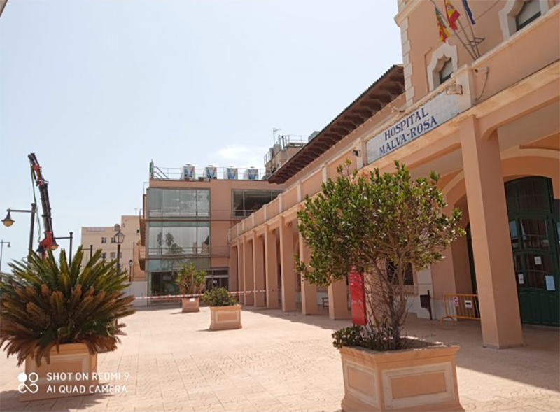 HITECSA, "Enfriadoras Kr3 en el Hospital La Malvarrosa" HITECSA Enfriadoras Kr3 en el Hospital La Malvarrosa