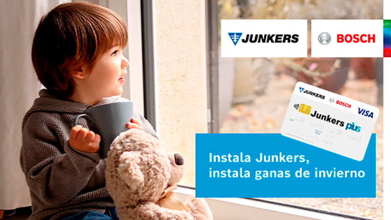 JUNKERS - BOSCH pone en marcha su nueva campaña para premiar la fidelidad de sus instaladores inscritos en el Club Junkers plus