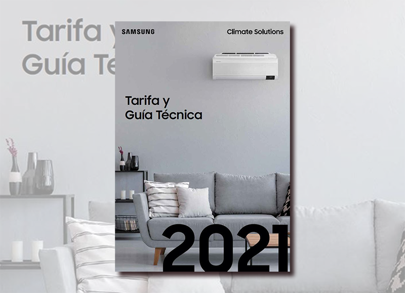 SAMSUNG Climate Solutions actualiza sus precios de su Tarifa 2021 con grandes innovaciones