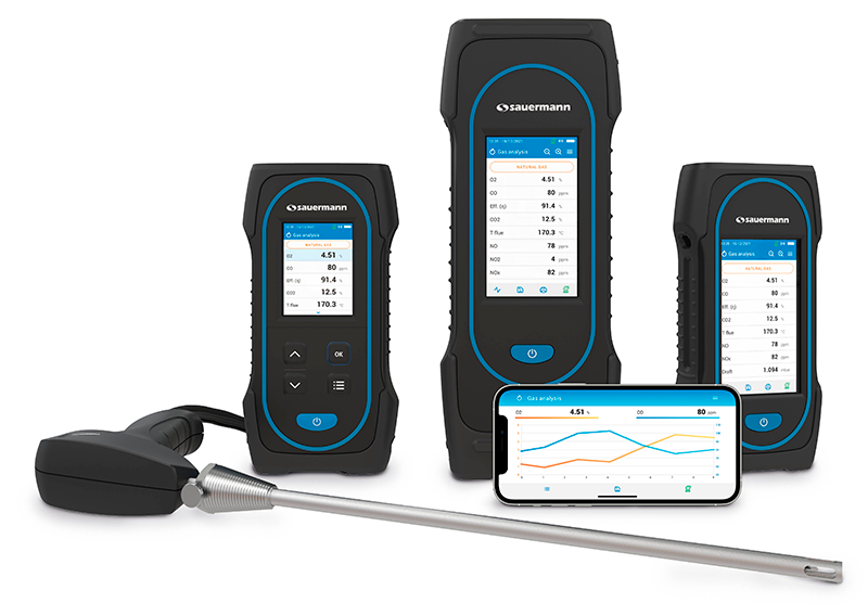 SAUERMANN lanza una nueva generación de analizadores de combustión digitales 