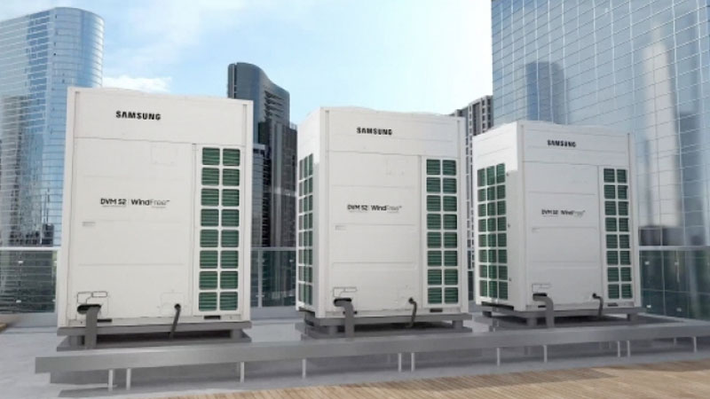 El nuevo sistema de aire acondicionado DVM S2 VRF de Samsung enfría sin aire directo Samsung nueva gama DVM S2 1