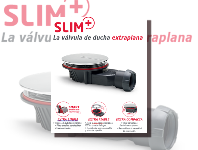 WIRQUIN lanza SLIM la válvula de ducha extraplana 
