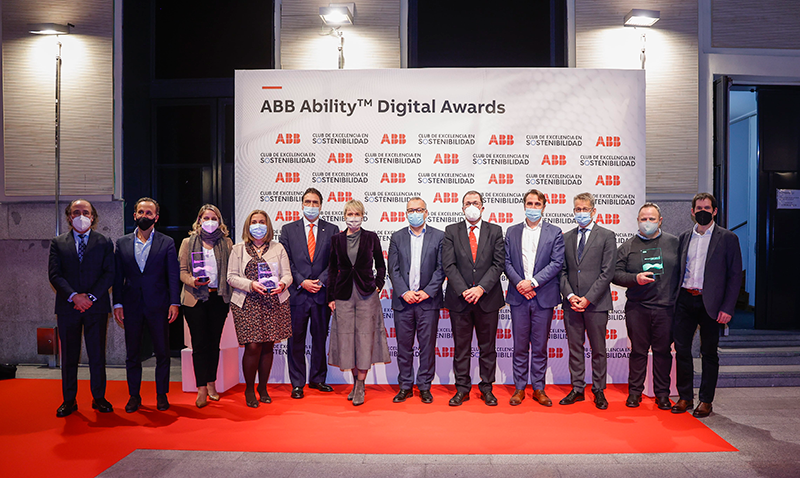 ABB y el Club de Excelencia en sostenibilidad premian las mejores prácticas en digitalización en los ABB Ability™ Digital Awards ABB y el Club de Excelencia en sostenibilidad premian las mejores prácticas en digitalización en los ABB Ability™ Digital Awards