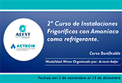 2º Curso de Instalaciones Frigoríficas con Amoníaco como refrigerante