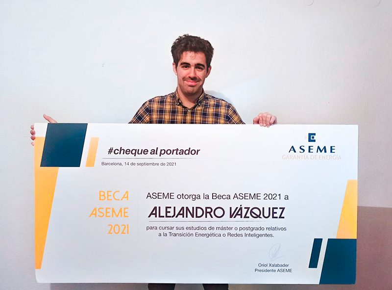 ASEME otorga la beca para estudios de master o posgrado en transición energética