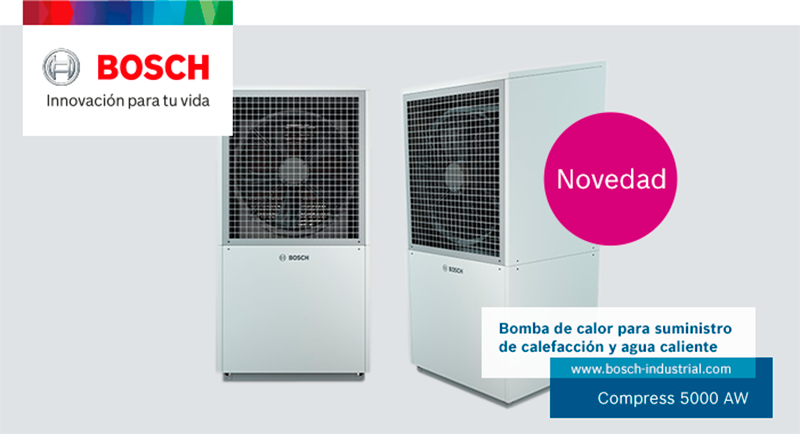 BOSCH apuesta por la bomba de calor como la solución ideal para cualquier instalación