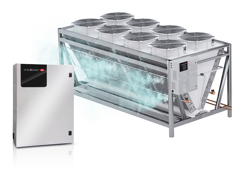 CAREL, gestión de la refrigeración con las soluciones de humidificación adiabática