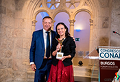 Pilar Budí, ha recibido el premio Manuel Laguna de CONAIF, edición 2021, en un acto enmarcado dentro de la 31ª edición del congreso de CONAIF