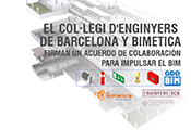 El Col·legi d’Enginyers Graduats i Enginyers Tècnics Industrials de Barcelona (ENGINYERS BCN ) y la empresa Bimetica, firmaron un Acuerdo de Colaboración