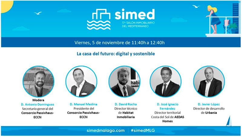 El Consorcio Passivhaus presenta en SIMED la casa del futuro digital y sostenible El Consorcio Passivhaus presenta en SIMED la casa del futuro digital y sostenible