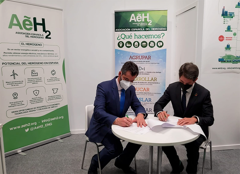 FEGECA firma un convenio de colaboración con la Asociación Española del Hidrógeno (AeH2) FEGECA firma un convenio de colaboración con la Asociación Española del Hidrógeno (AeH2)