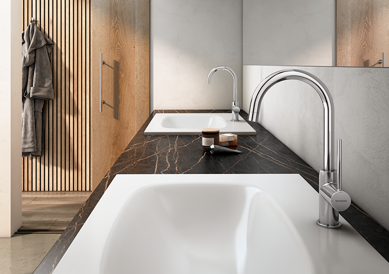 GENEBRE, nuevo monomando de apertura en frío para baño de la serie TAU 