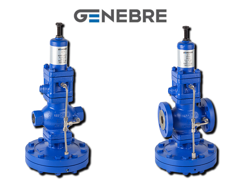 GENEBRE presenta dos nuevas válvulas reductoras de presión pilotadas 