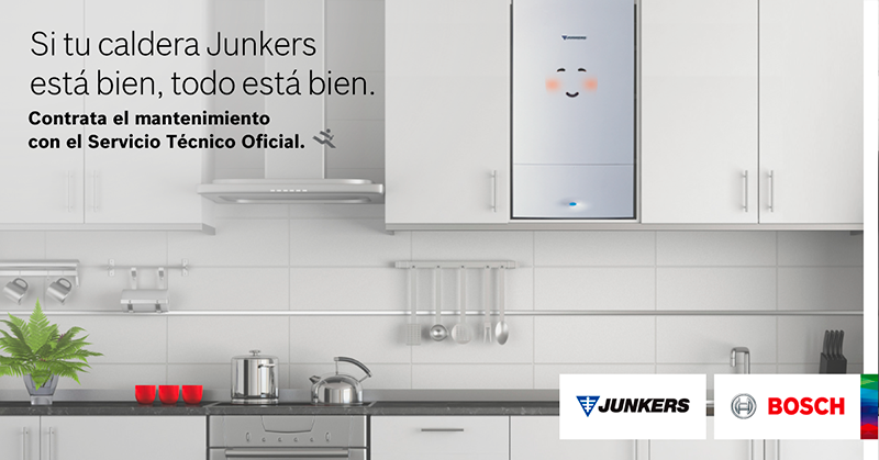 JUNKERS BOSCH garantiza un funcionamiento óptimo de sus equipos con su Servicio Técnico Oficial 