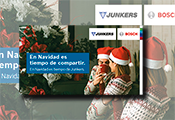 Bajo el claim “En Navidad es tiempo de compartir. En Navidad, es tiempo de Junkers” la marca quiere premiar la instalación de calderas de condensación