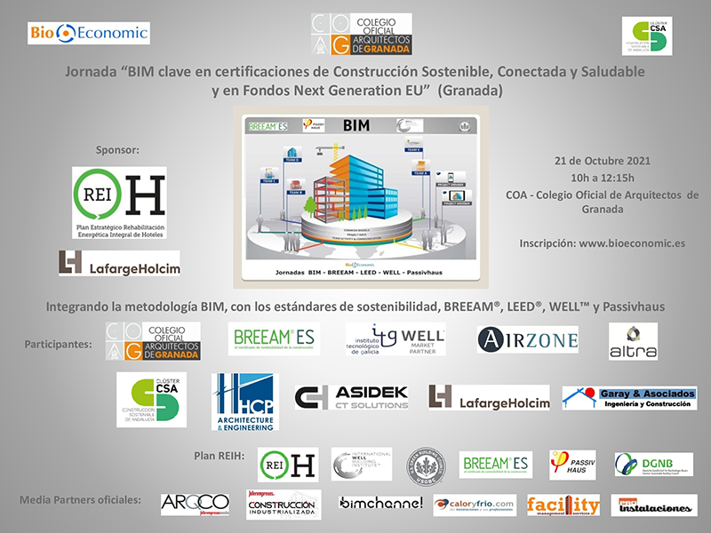 Jornada BIM clave en certificaciones de Construcción Sostenible y en Fondos NGEU 