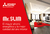 La gama comercial Mr. Slim, siempre a la vanguardia, renueva su gama mejorando prestaciones en pro de la eficiencia energética y la calidad del aire interior