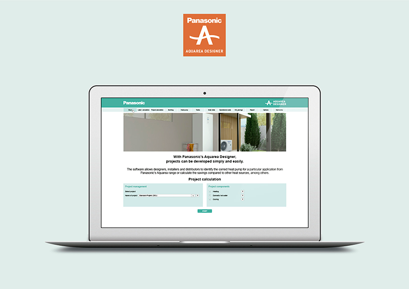 PANASONIC presenta la nueva herramienta online Aquarea Designer para los profesionales del sector de la climatización
