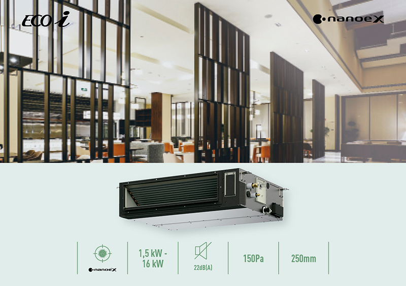 PANASONIC presenta las revolucionarias unidades de conducto adaptable para la gama VRF 