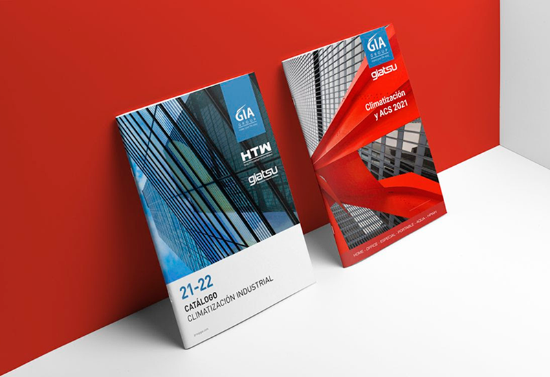Presentamos los catálogos de soluciones en Home Office Industrial ACS y Aerotermia de GIATSU 