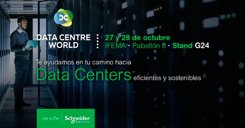 SCHNEIDER Electric explica las claves de los centros de datos sostenibles en el Data Centre World 
