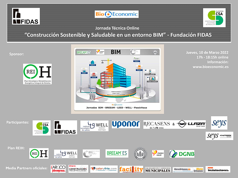 BIOEconomic, Jornada Técnica Digital “Construcción Sostenible y Saludable en un entorno BIM” - Fundación FIDAS” 