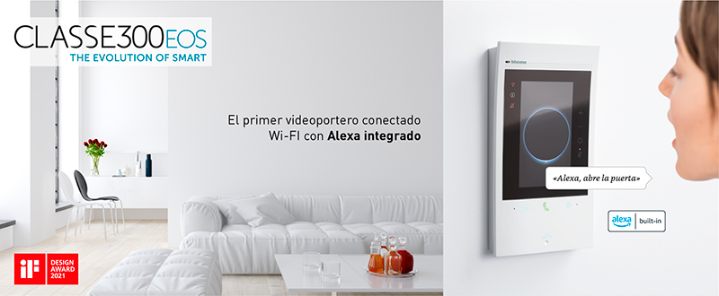 BTICINO evoluciona el concepto Smart con el primer videoportero que integra Alexa