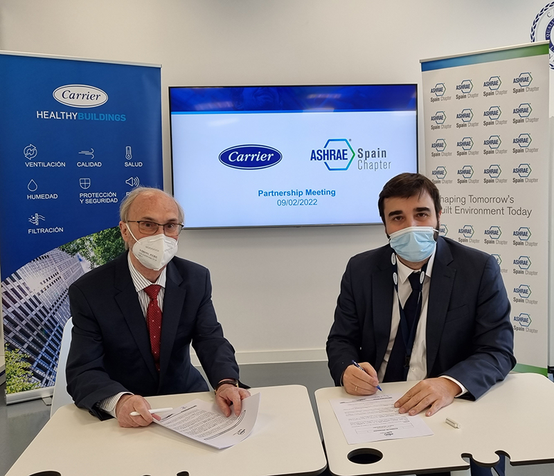 CARRIER, nuevo Patrocinador Gold del ASHRAE Spain Chapter CARRIER, nuevo Patrocinador Gold del ASHRAE Spain Chapter