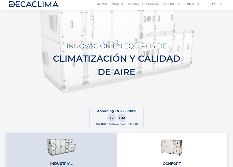DECACLIMA presenta sus soluciones para la gestión del calentamiento y deshumectación de recintos DECACLIMA presenta sus soluciones para la gestión del calentamiento y deshumectación de recintos