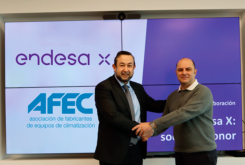ENDESA X y AFEC se unen para impulsar la descarbonización en el sector empresarial ENDESA X y AFEC se unen para impulsar la descarbonización en el sector empresarial