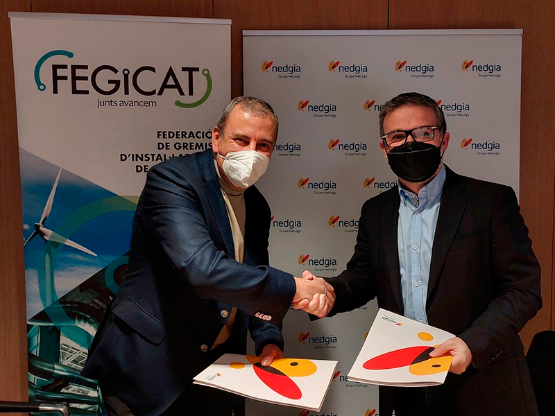 FEGICAT firma una nueva colaboración con NEDGIA que beneficiará a las empresas instaladoras asociadas