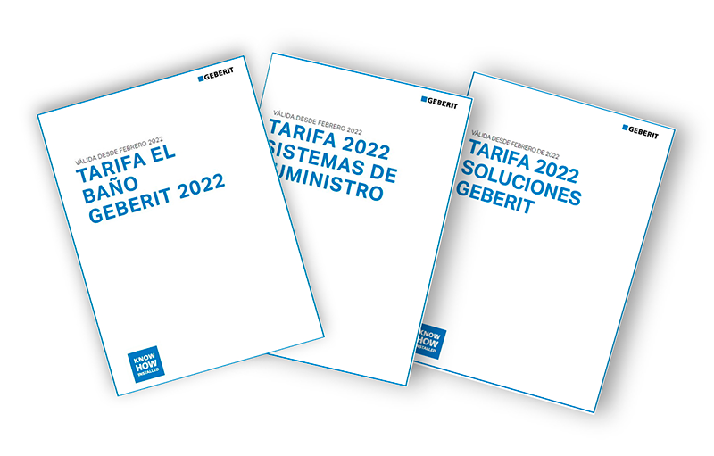 GEBERIT, nuevas tarifas 2022