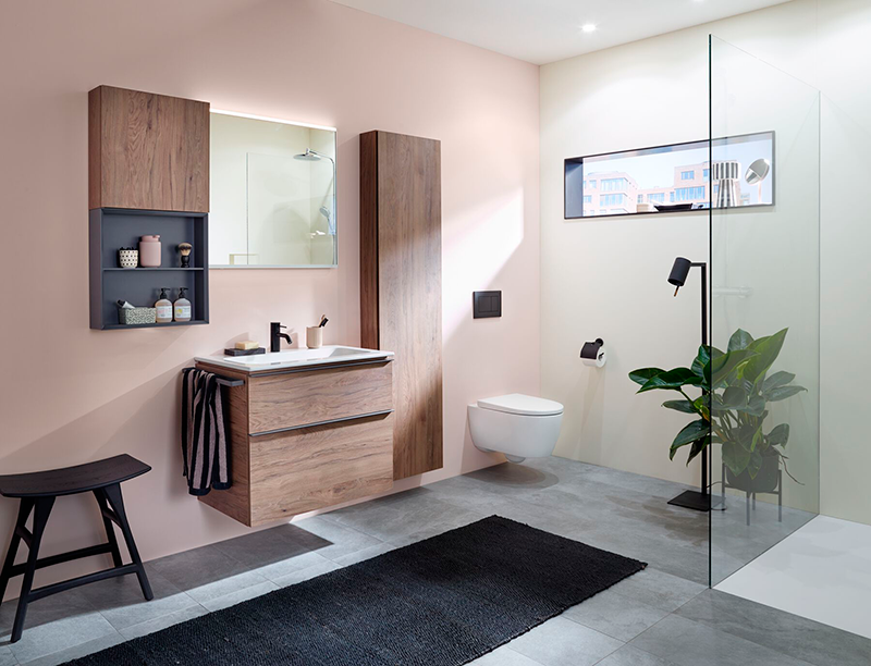 GEBERIT presenta novedades en la serie iCon para ganar higiene, espacio y versatilidad en el baño