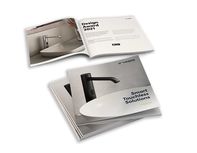 GENEBRE, Smart Touchless Solutions, el nuevo Catálogo de grifería pública electrónica para baño 