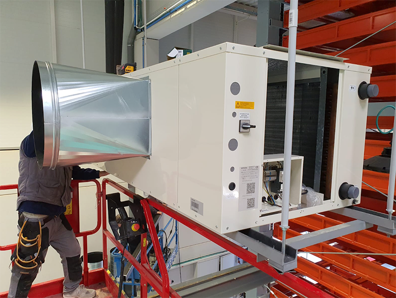 HITECSA, climatización de alta eficiencia en una empresa de metales mecanizados