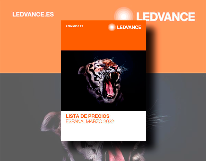LEDVANCE, nueva lista de precios de marzo 2022 para el canal profesional 