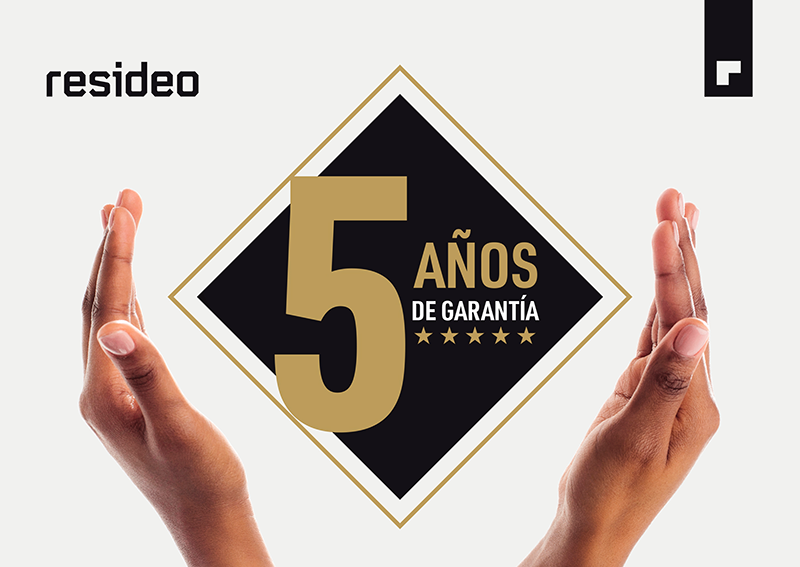 RESIDEO presenta una garantía de cinco años en una amplia gama de controles de climatización y productos para agua