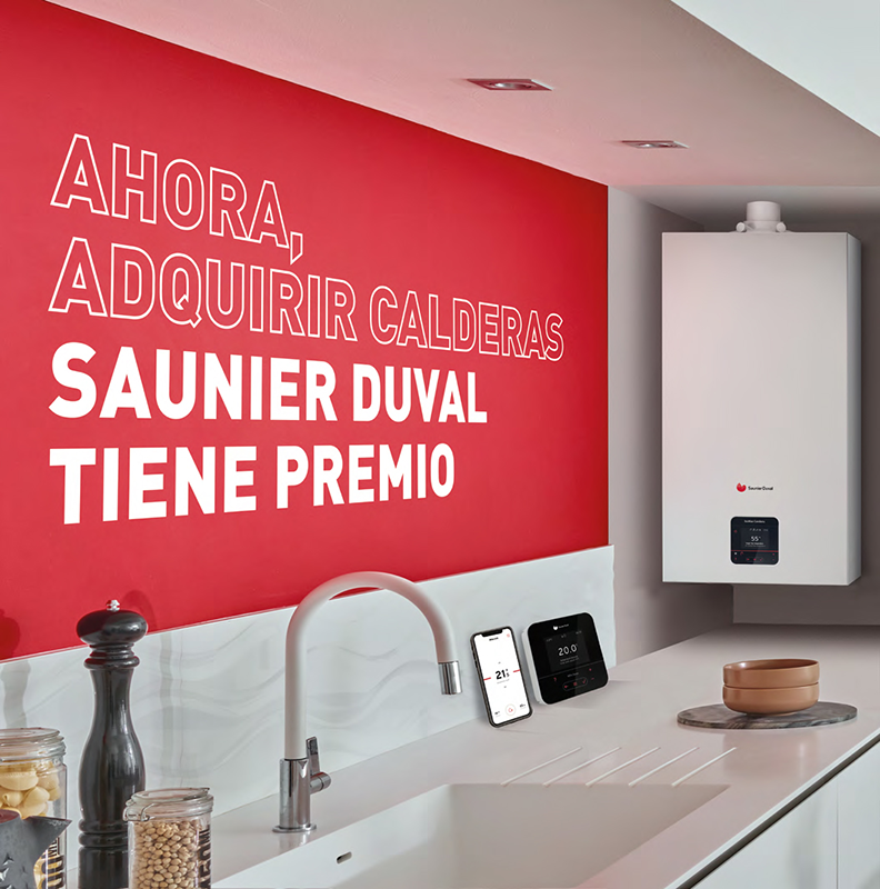 SAUNIER Duval, productos sin coste para los profesionales al adquirir calderas 