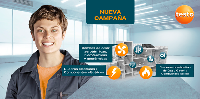 TESTO nueva campaña de equipos de medición para Calefacción 