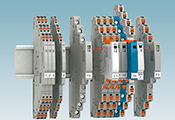 La familia de productos Termitrab complete de PHOENIX Contact ofrece la protección más estrecha contra sobretensiones a partir de una anchura de solo 3,5 mm por módulo de protección