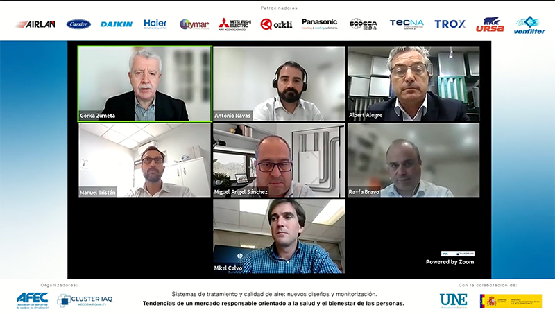 AFEC, segunda jornada técnica sobre calidad de aire interior, enfocada a unidades de tratamiento de aire y a regulación y control AFEC, segunda jornada técnica sobre calidad de aire interior, enfocada a unidades de tratamiento de aire y a regulación y control