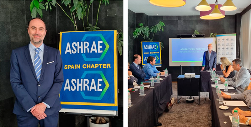ASHRAE Asamblea Anual SPAIN CHAPTER 2022 - Ignacio Gómez – Cornejo elegido nuevo presidente 2022- 2024
