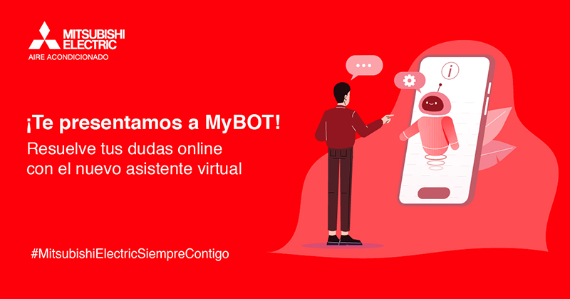 MITSUBISHI Electric presenta su nuevo asistente virtual en formato ChatBot MITSUBISHI Electric presenta su nuevo asistente virtual en formato ChatBot