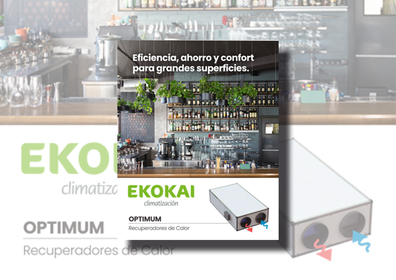 EKOKAI, nueva gama de recuperadores de calor serie Optimum 