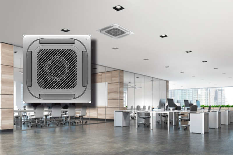 MIDEA presenta su nuevo Cassette Superslim 840×840 Current Loop con tecnología Breezeless